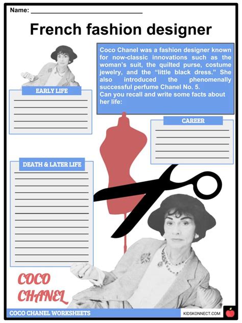 what style is coco chanel known for|Coco Chanel fact sheet.